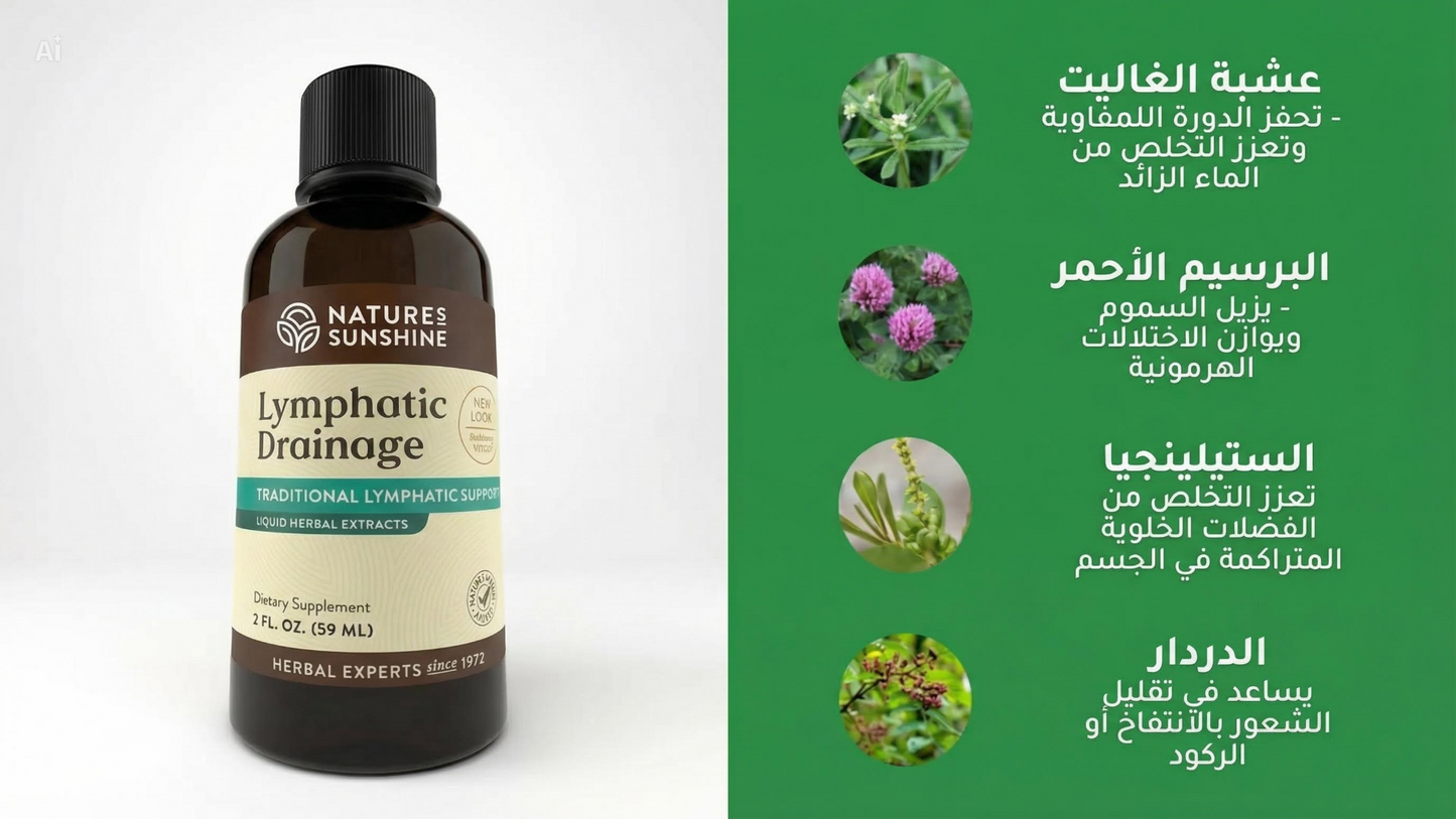 Drainage Lymphatique مكمل تصريف اللمفاوات مزيج الأعشاب